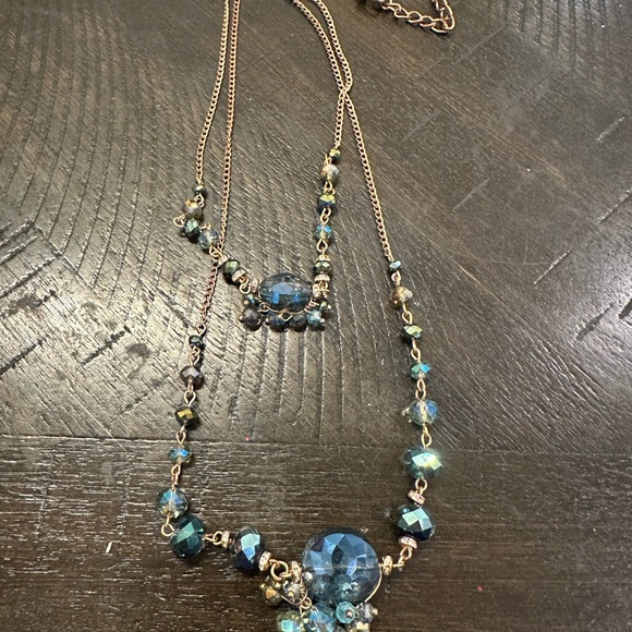 ali kwan Accessories - Blue Beaded Necklace Ali Kwan